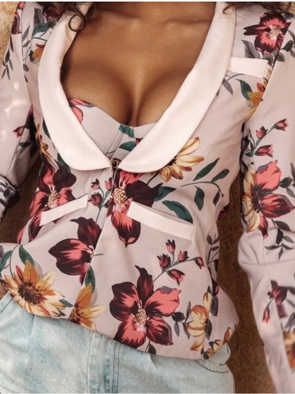 Jluxlabel floral blazer